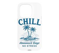 Chill Hamac Days No Stress Tropical Beach Life Coque pour iPhone 15 Pro