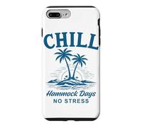 Chill Hamac Days No Stress Tropical Beach Life Coque pour iPhone 7 Plus/8 Plus