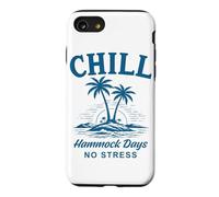 Chill Hamac Days No Stress Tropical Beach Life Coque pour iPhone SE (2020) / 7/8