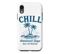 Chill Hamac Days No Stress Tropical Beach Life Coque pour iPhone XR
