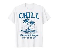 Chill Hamac Days No Stress Tropical Beach Life T-Shirt