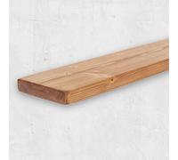 Chill House Étagère Flottante Rustique, étagère Murale en Bois 22x3.5cm, Chêne Naturel, 120cm