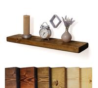 Chill House Étagère Flottante Rustique, étagère Murale en Bois 30x4.4cm, Chêne Tudor, 120cm