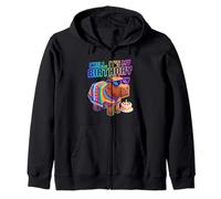 Chill. It's My Birthday Capybara Pixel Poncho Sweat à Capuche