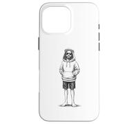 Chill Jesus Hoodie Lunettes de Soleil Couronne d'épines Coque pour iPhone 16 Pro Max