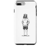 Chill Jesus Hoodie Lunettes de Soleil Couronne d'épines Coque pour iPhone 7 Plus/8 Plus