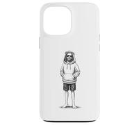 Chill Jesus Sweat à Capuche Lunettes de Soleil Couronne d'épines drôles Coque pour iPhone 13 Pro Max