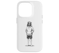 Chill Jesus Sweat à Capuche Lunettes de Soleil Couronne d'épines drôles Coque pour iPhone 14 Pro