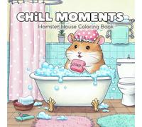chill Moments: A Cozy Spaces and Hamster House Coloring Book for Adults and Teens