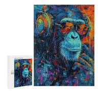 Chill Monkey Vibes Puzzle 1000 Pièces Educa Jouet en Bois Cadeau Unique Décoration Intérieure Jeu Éducatif Challenge Toy Adultes Et Enfants À Partir De 14 Ans 500 PCS