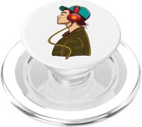Chill Music Vibes Casque Art PopSockets PopGrip pour MagSafe