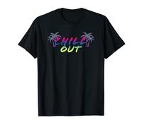 Chill Out Holiday Travel Vacation Summer Artsy Cool Fun Tree T-Shirt
