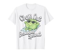 Chill Out Jeu de Mots d'été Relaxant aux Choux de Bruxelles T-Shirt