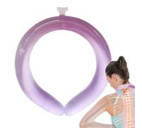Chill Relief Wrap-Tube de liquide de refroidissement ergonomique | Collier de glace mains libres | Écharpe de refroidissement ultra légère | Sangle d'enroulement réutilisable, collier flexible en gel