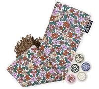 Chill&Rest - Bouillotte longue micro-onde déhoussable - Fabriquée en France - Coussin chauffant cervicales - Bouillotte seche - Ceinture chauffante règle douloureuse - Tour de cou chauffant-La Florale