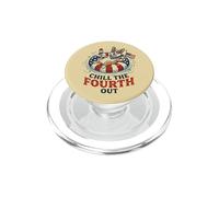 Chill The 4th Fourth Out Corgi Patriotic 4th of July Dog PopSockets PopGrip pour MagSafe