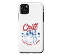 Chill The Fourth Out Vintage Red White Blue Cooler Beer, États-Unis Coque pour iPhone 11 Pro Max