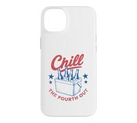 Chill The Fourth Out Vintage Red White Blue Cooler Beer, États-Unis Coque pour iPhone 14 Plus