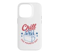 Chill The Fourth Out Vintage Red White Blue Cooler Beer, États-Unis Coque pour iPhone 14 Pro