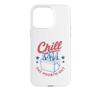 Chill The Fourth Out Vintage Red White Blue Cooler Beer, États-Unis Coque pour iPhone 15 Pro Max