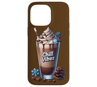 Chill Vibes Graphic for Hot Cocoa Lovers Winter Coffee Latte Coque pour iPhone 14 Pro Max