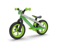 Chillafish BMXIE 2: draisienne avec frein à pied et repose-pied 2 en 1 pour les enfants de 2 à 5 ans, pneus en mousse EVA et caoutchouc ultra résistants et increvables, siège réglable, vert