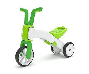 Chillafish Bunzi: Porteur bebe convertible en draisienne, trotteur évolutif 2 en 1 avec siège ajustable pour enfants de 1 à 3 ans, roues silencieuses pour jouer à l’intérieur et l’extérieur, vert