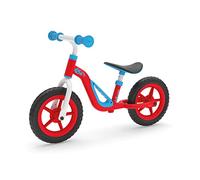 Chillafish Draisienne Charlie : vélo sans pédale Design avec sa poignée pour Le Transporter, pour Enfants de 18 à 48 Mois, pneus 10 Pouces Anti-crevaison, siège et Guidon Ajustable, Red
