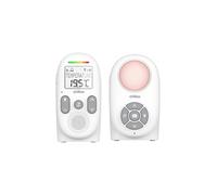 CHILLAX - Babyphone Audio CB260 - DECT - Écran LCD - Modes VOX et Eco - Capteur de Température avec Alerte - Indicateurs de son - Portée 340 m - Veilleuse & 5 Berceuses - Autonomie 13h - Talkie-Walkie