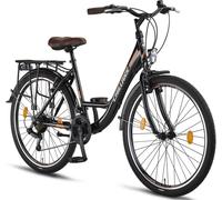Chillaxx Bike Strada Premium City Bike en 24, 26, 28 pouces - vélo pour filles, garçons, hommes et femmes - dérailleur 21 vitesses - vélo hollandais Citybike