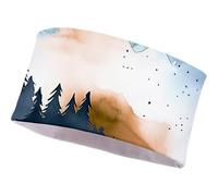 Chillaz Bandeau unisexe Mountain Watercolor - Bleu/jaune - Taille unique