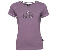 Chillaz - Women's Gandia Mountainbike Flowers T-Shirt - T-shirt - 36 - dark violet