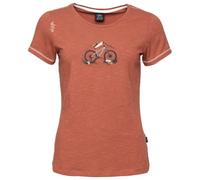 Chillaz - Women's Gandia Mountainbike Flowers T-Shirt - T-shirt - 44 - brick
