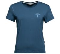 Chillaz - Women's Iseo Mountain Logo T-Shirt - T-shirt - 44 - dark blue