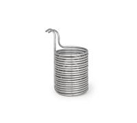 Chiller 12 Accessoire brassage bière maison : Refroidisseur à immersion Ø 21,5cm - 18 spirales en inox