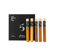 Chilli No. 5 | BBQ Collection, Selection de Sauces Piquantes pour BBQ, Vegan, 5 x 25 Millilitres dans Coffret Cadeaux Exclusif
