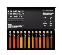 Chilli No. 5 Passport Piccanté | Coffret Sauce Piquante du Monde- 12 flacons en verre de 25 ml, Coffret Cadeau Gourmet, Super-aliments Sains, Végan, Sans Gluten, Sans Arômes