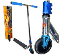 Chilli Pro Base/Rocky/Reaper Stunt Trottinette pour Park & Street. Trottinette Trick pour débutants et professionnels, hauteur : 97 cm, argenté/chromé
