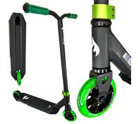 Chilli Pro Base S Stunt-Scooter Park-Trick Tret-Roller H=79cm Noir/Vert