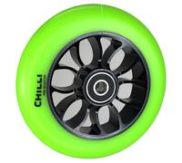 Chilli Pro Roue de trottinette 110 mm Noir/PU Vert