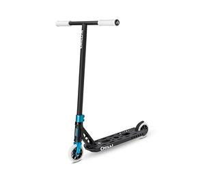 Chilli Pro Scooter Ventus M - Trottinette Freestyle Légère Haut de Gamme, 81 cm, Roues 110 mm ABEC 9, Polyvalente et Robuste pour Skatepark, Noir/Blanc