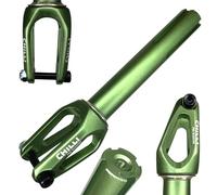 Chilli Pro Scooters Fourche de trottinette acrobatique de remplacement tuning IHC I SCS I HIC compatible avec roues de 100 I 110 I 120 mm (Slim Cut Vert)