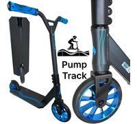 Chilli Pro Wave Track pour Pumptrack Trottinette Stunt S H=71cm 150mm Noir/Bleu