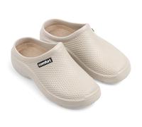 CHILLIFE Sabots Sanitaires de Travail, Hôpital, Jardin, Cuisine, Chaussures Femme, Bout Fermé, Fabriqué au Portugal, Crème, 38 EU