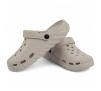 CHILLIFE Sabots Sanitaires pour Femme, Chaussures de Travail, Hôpital, Jardin, Cuisine, Plage, Légers, EVA, Fabriqué au Portugal, beige, 37 EU