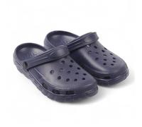 CHILLIFE Sabots Sanitaires pour Homme, Chaussures de Travail, Hôpital, Jardin, Cuisine, Plage, Légères, EVA, Fabriqué au Portugal, bleu foncé, 47 EU