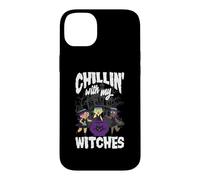 Chillin avec Mes sorcières Halloween Coque pour iPhone 14 Plus