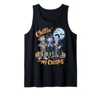 Chillin 'avec mon costume d'Halloween Creeps Débardeur