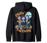 Chillin 'avec mon costume d'Halloween Creeps Sweat à Capuche