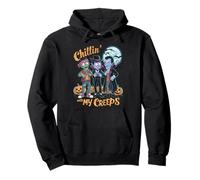 Chillin 'avec mon costume d'Halloween Creeps Sweat à Capuche